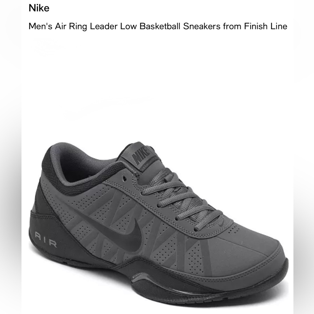 Men's Nike Air Ring Leader Low Basketball Sneakers size 10.5